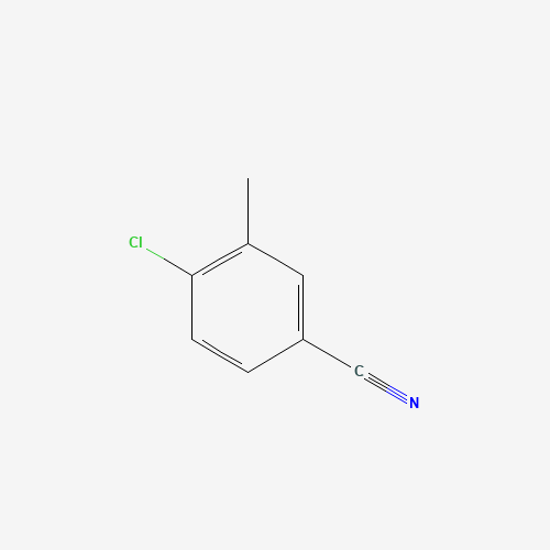 4-Chloro-3-methylbenzonitrile chemical structure 4-Chloro-3-methylbenzonitrile (CAS: 4387-31-9) - Chemical Structure and Molecular Formula