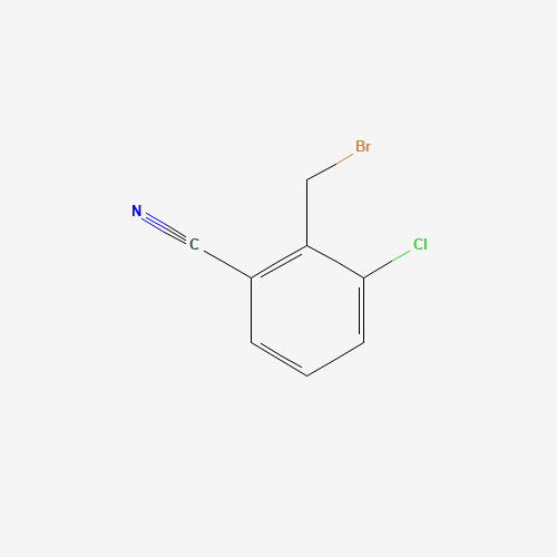 2-Bromomethyl-3-chlorobenzonitrile chemical structure 2-Bromomethyl-3-chlorobenzonitrile (CAS: 77533-18-7) - Chemical Structure and Molecular Formula