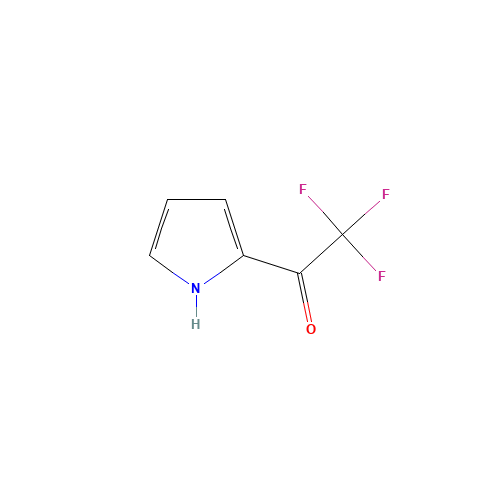2-(TRIFLUOROACETYL)PYRROLE (CAS: 2557-70-2) - Chemical Structure and Molecular Formula 