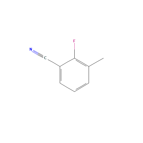 2-fluoro-3-methylbenzonitrile (CAS: 185147-07-3) - Chemical Structure and Molecular Formula 