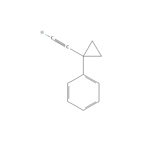 (1-Ethynyl-cyclopropyl)-benzene (CAS: 139633-98-0) - Chemical Structure and Molecular Formula 