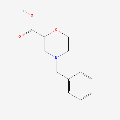 4-Benzyl-morpholine-2-carboxylic acid (CAS: 769087-80-1) - Chemical Structure and Molecular Formula 