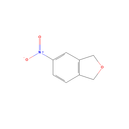 5-Nitro-1,3-dihydro-isobenzofuran (CAS: 52771-99-0) - Chemical Structure and Molecular Formula 