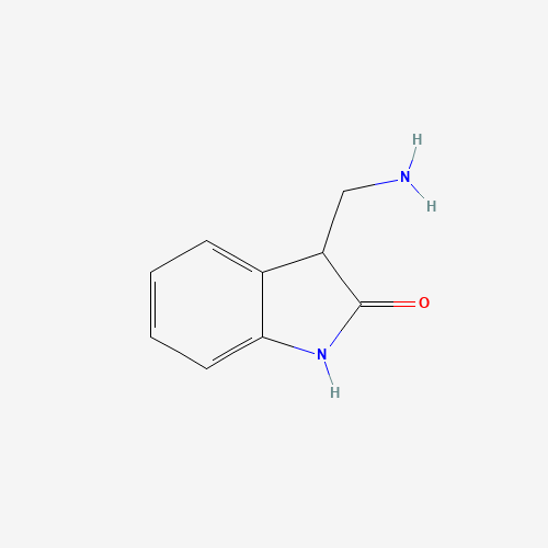 3-Aminomethyl-1,3-dihydro-indol-2-one (CAS: 412332-18-4) - Chemical Structure and Molecular Formula 