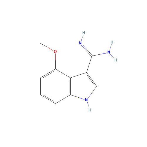 4-Methoxy-1H-indole-3-carboxamidine (CAS: 889944-24-5) - Related Chemical Product