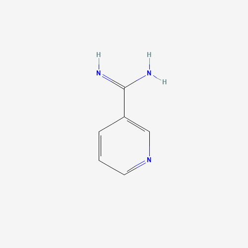 Nicotinamidine (CAS: 23255-20-1) - Chemical Structure and Molecular Formula 