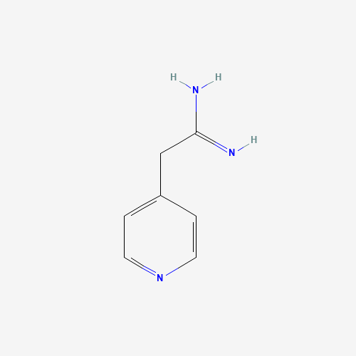 2-Pyridin-4-yl-acetamidine (CAS: 885953-93-5) - Chemical Structure and Molecular Formula 