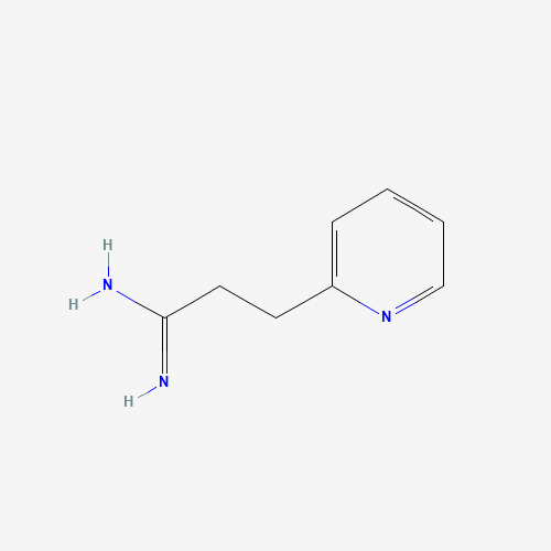 3-Pyridin-2-yl-propionamidine (CAS: 887578-66-7) - Chemical Structure and Molecular Formula 