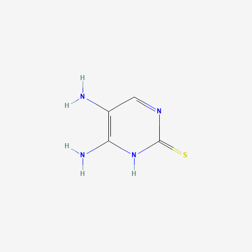 4,5-Diamino-pyrimidine-2-thiol (CAS: 14623-58-6) - Chemical Structure and Molecular Formula 
