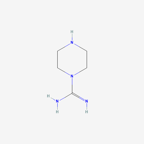Piperazine-1-carboxamidine chemical structure Piperazine-1-carboxamidine (CAS: 45695-84-9) - Chemical Structure and Molecular Formula