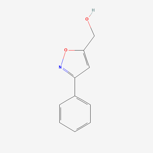 (3-Phenyl-isoxazol-5-yl)-methanol (CAS: 90924-12-2) - Chemical Structure and Molecular Formula 