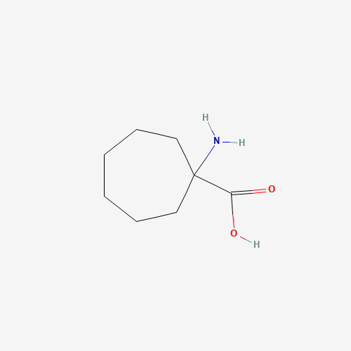 1-Amino-cycloheptanecarboxylic acid (CAS: 6949-77-5) - Chemical Structure and Molecular Formula 