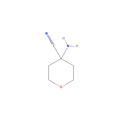 4-Amino-tetrahydro-pyran-4-carbonitrile (CAS: 50289-12-8) - Chemical Structure and Molecular Formula 