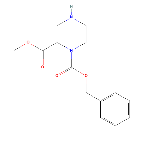 PIPERAZINE-1,2-DICARBOXYLIC ACID 1-BENZYL ESTER 2-METHYL ESTER (CAS: 126937-43-7) - Related Chemical Product