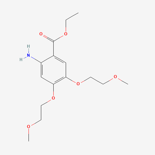Ethyl 4,5-bis(2-methoxyethoxy)-2-aminobenzoate (CAS: 179688-27-8) - Related Chemical Product