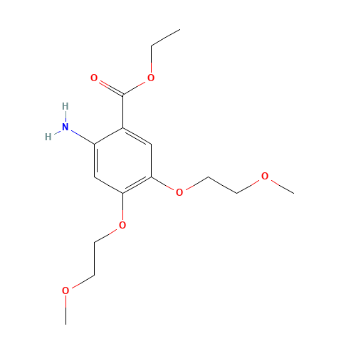 Ethyl 4,5-bis(2-methoxyethoxy)-2-aminobenzoate (CAS: 179688-27-8) - Related Chemical Product