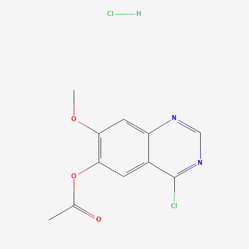 4-Chloro-6-acetoxy-7-methoxyquinazoline hydrochloride (CAS: 179688-54-1) - Related Chemical Product