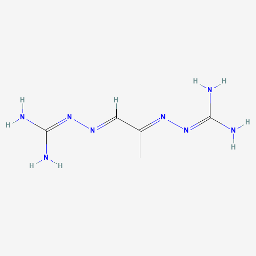 Methylglycoxali Bisguanylhydrazonum (CAS: 459-86-9) - Chemical Structure and Molecular Formula 
