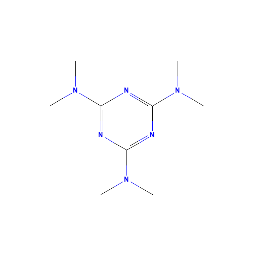 Altretamine (CAS: 645-05-6) - Chemical Structure and Molecular Formula 