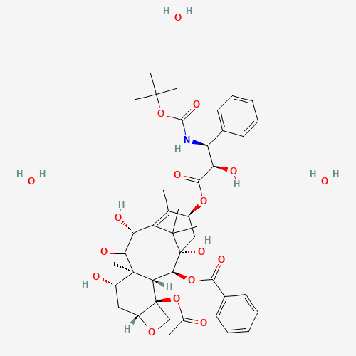 Docetaxel trihydrate (CAS: 148408-66-6) - Chemical Structure and Molecular Formula 