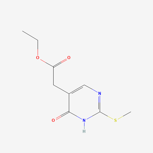 5-PYRIMIDINEACETIC ACID,3,4-DIHYDRO-2-(METHYLTHIO)-4-OXO-,ETHYL ESTER (CAS: 29571-44-6) - Related Chemical Product