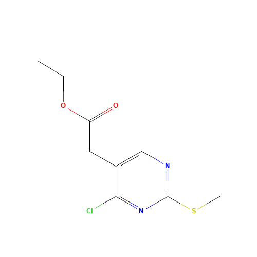 5-PYRIMIDINEACETIC ACID,4-CHLORO-2-(METHYLTHIO)-,ETHYL ESTER (CAS: 61727-34-2) - Related Chemical Product