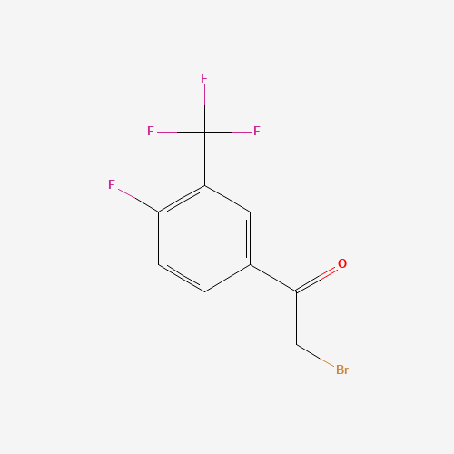4-FLUORO-3-(TRIFLUOROMETHYL)PHENACYL BROMID (CAS: 537050-14-9) - Related Chemical Product