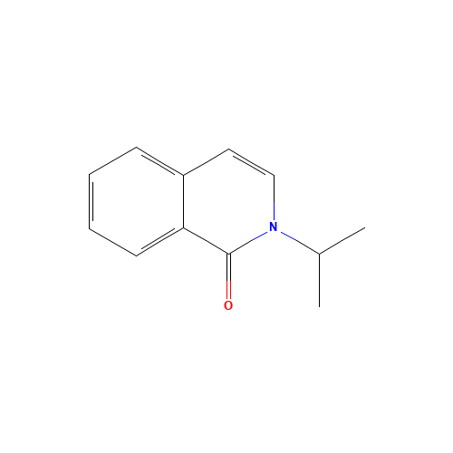 1(2H)-Isoquinolinone,2-(1-methylethyl)-(9CI) (CAS: 101712-97-4) - Chemical Structure and Molecular Formula 