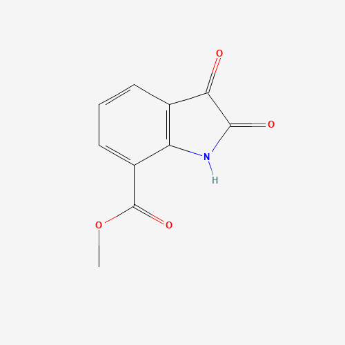 Methyl2,3-dioxoindoline-7-carboxylate (CAS: 103030-10-0) - Chemical Structure and Molecular Formula 