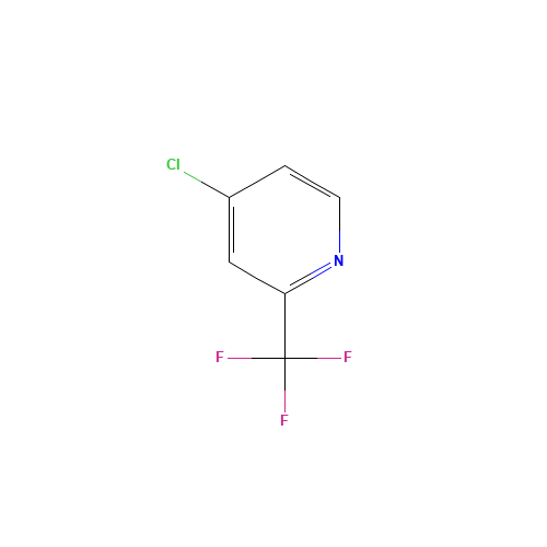 2-TRIFLUOROMETHYL-4-CHLOROPYRIDINE (CAS: 131748-14-6) - Chemical Structure and Molecular Formula 