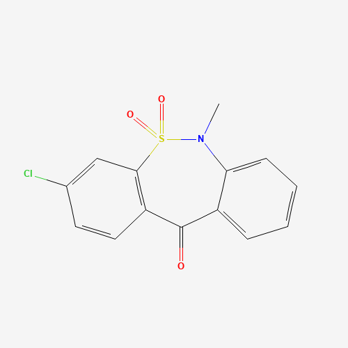 3-Chloro-6-methyl-dibenzo[c,f][1,2]thiazepin-11(6H)-one 5,5-dioxide (CAS: 26638-53-9) - Related Chemical Product