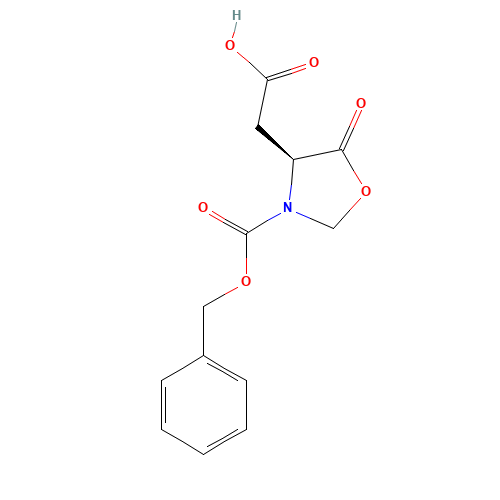 (S)-(+)-3-(BENZYLOXYCARBONYL)-5-OXO-4-OXAZOLIDINEACETIC ACID (CAS: 23632-66-8) - Related Chemical Product