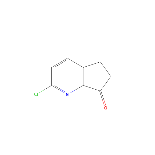 2-chloro-5,6-dihydrocyclopenta[b]pyridin-7-one (CAS: 1150617-92-7) - Related Chemical Product