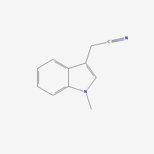 1-Methylindole-3-acetonitrile (CAS: 51584-17-9) - Chemical Structure and Molecular Formula 