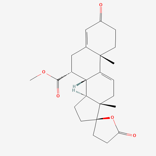 (7a,17a)-17-Hydroxy-3-oxo-pregna-4,9(11)-diene-7,21-dicarboxylicacid g-lactone methyl ester (CAS: 95716-70-4) - Related Chemical Product