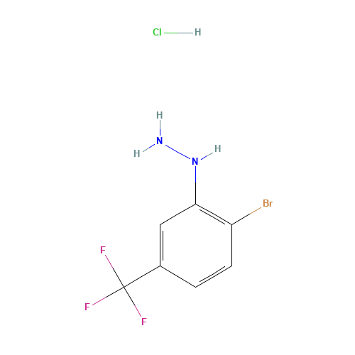 2-BROMO-5-(TRIFLUOROMETHYL)PHENYLHYDRAZINE HYDROCHLORIDE (CAS: 529512-78-5) - Related Chemical Product