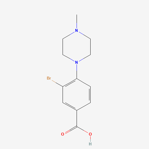 3-bromo-4-(4-methylpiperazin-1-yl)benzoic acid (CAS: 1131622-55-3) - Related Chemical Product
