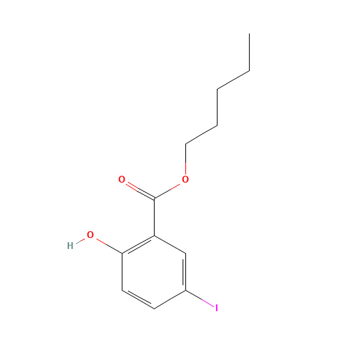 pentyl 2-hydroxy-5-iodobenzoate (CAS: 15125-91-4) - Related Chemical Product