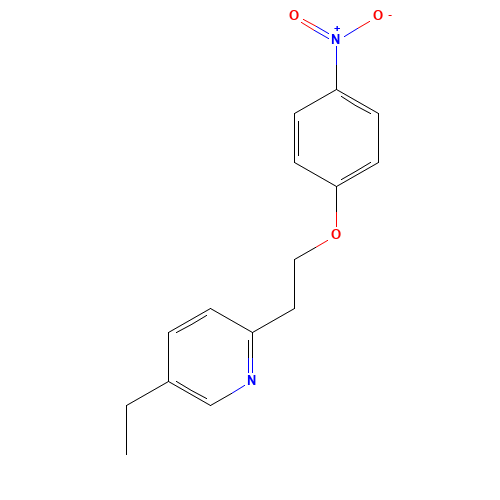 4-(2-(5-Ethyl-2-pyridyl)ethoxy)nitrobenzene (CAS: 85583-54-6) - Related Chemical Product