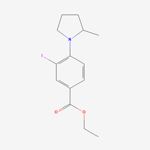 ethyl 3-iodo-4-(2-methylpyrrolidin-1-yl)benzoate (CAS: 1131614-82-8) - Related Chemical Product