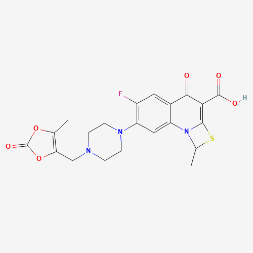 Prulifloxacin (CAS: 123447-62-1) - Chemical Structure and Molecular Formula 