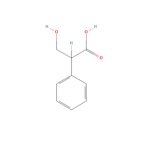 Tropic acid (CAS: 529-64-6) - Chemical Structure and Molecular Formula 