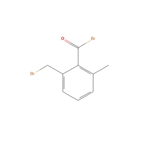 6-Methyl-2-bromomethylbenzoyl bromide (CAS: 755030-83-2) - Chemical Structure and Molecular Formula 