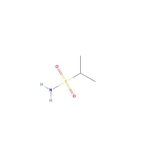 Isopropylsulfonamide (CAS: 81363-76-0) - Chemical Structure and Molecular Formula 