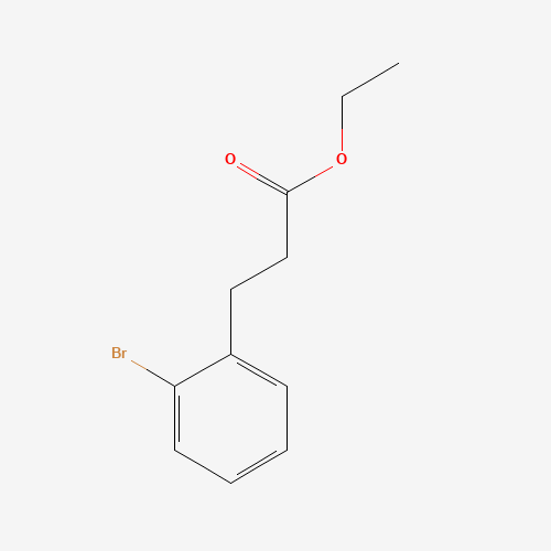 3-(2-BROMO-PHENYL)-PROPIONIC ACID ETHYL ESTER (CAS: 135613-33-1) - Chemical Structure and Molecular Formula 