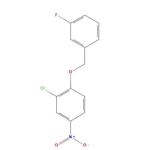 3-Chloro-4-(3-fluorobenzyloxy)nitrobenzene (CAS: 443882-99-3) - Related Chemical Product