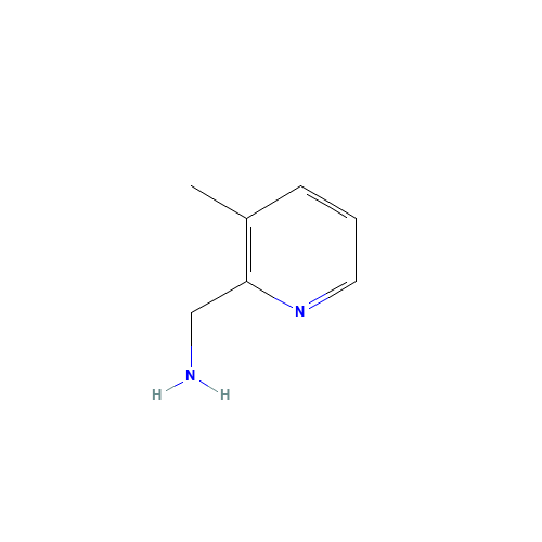 2-AMINOMETHYL-3-METHYLPYRIDINE (CAS: 153936-26-6) - Chemical Structure and Molecular Formula 