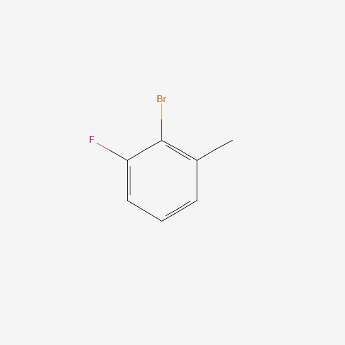 2-BROMO-3-FLUOROTOLUENE (CAS: 59907-13-0) - Chemical Structure and Molecular Formula 