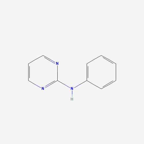 N-Phenyl-2-pyrimidinamine (CAS: 57356-49-7) - Chemical Structure and Molecular Formula 