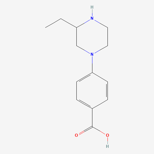 1-(4-carboxyphenyl)-3-ethyl-piperazine (CAS: 1131622-36-0) - Related Chemical Product